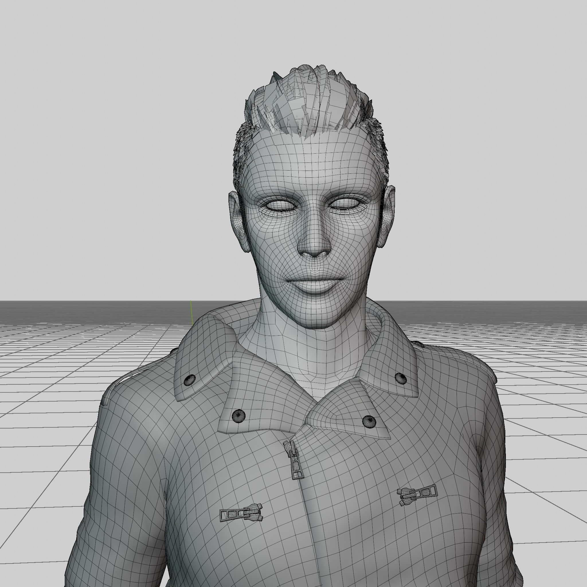 Ready NFT collection - Male character Low-poly 3D model_6