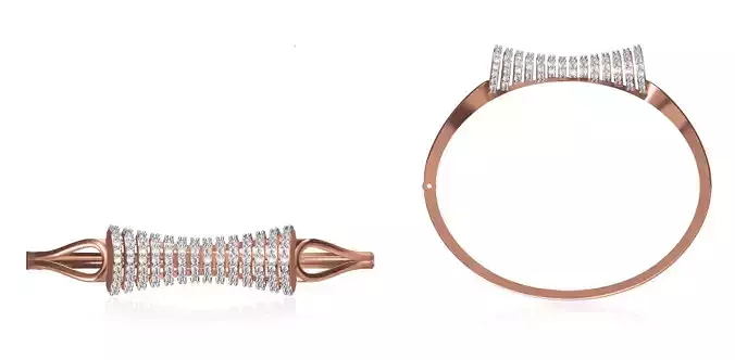 Women Bangle Bracelet STL JCD Details