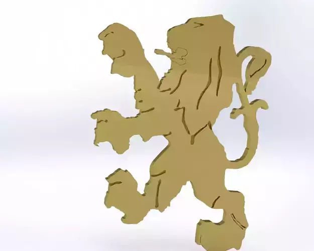 peugeot old vintage logo 3D model