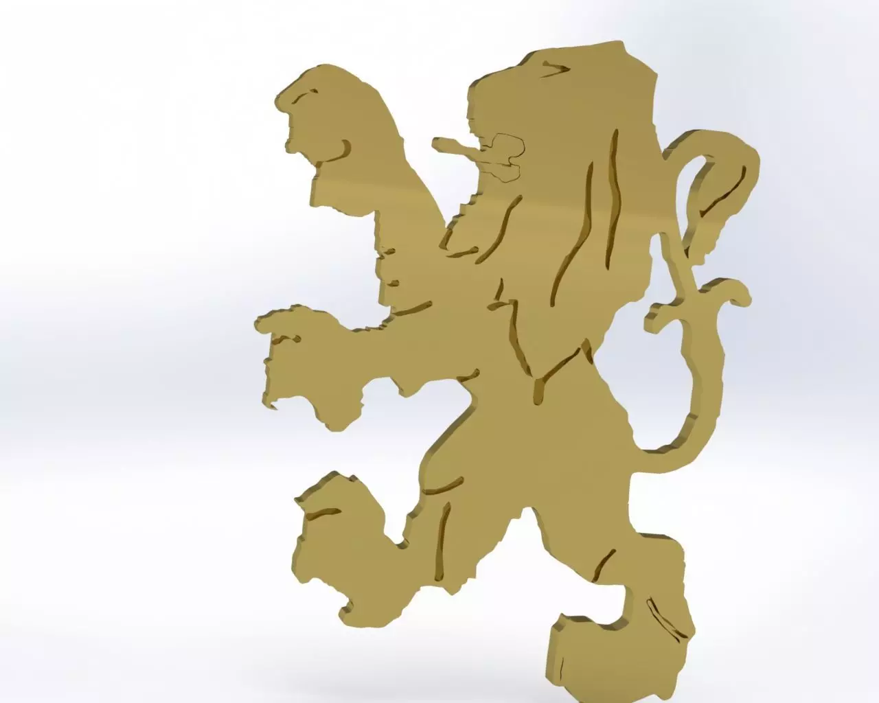 peugeot old vintage logo 3D model_0