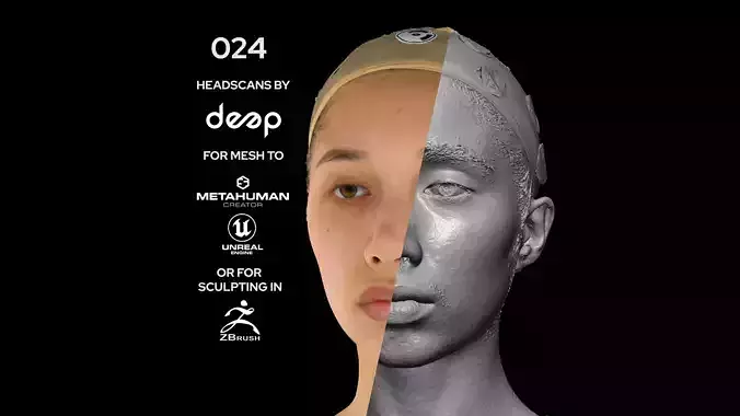 European Female 20s head scan 024