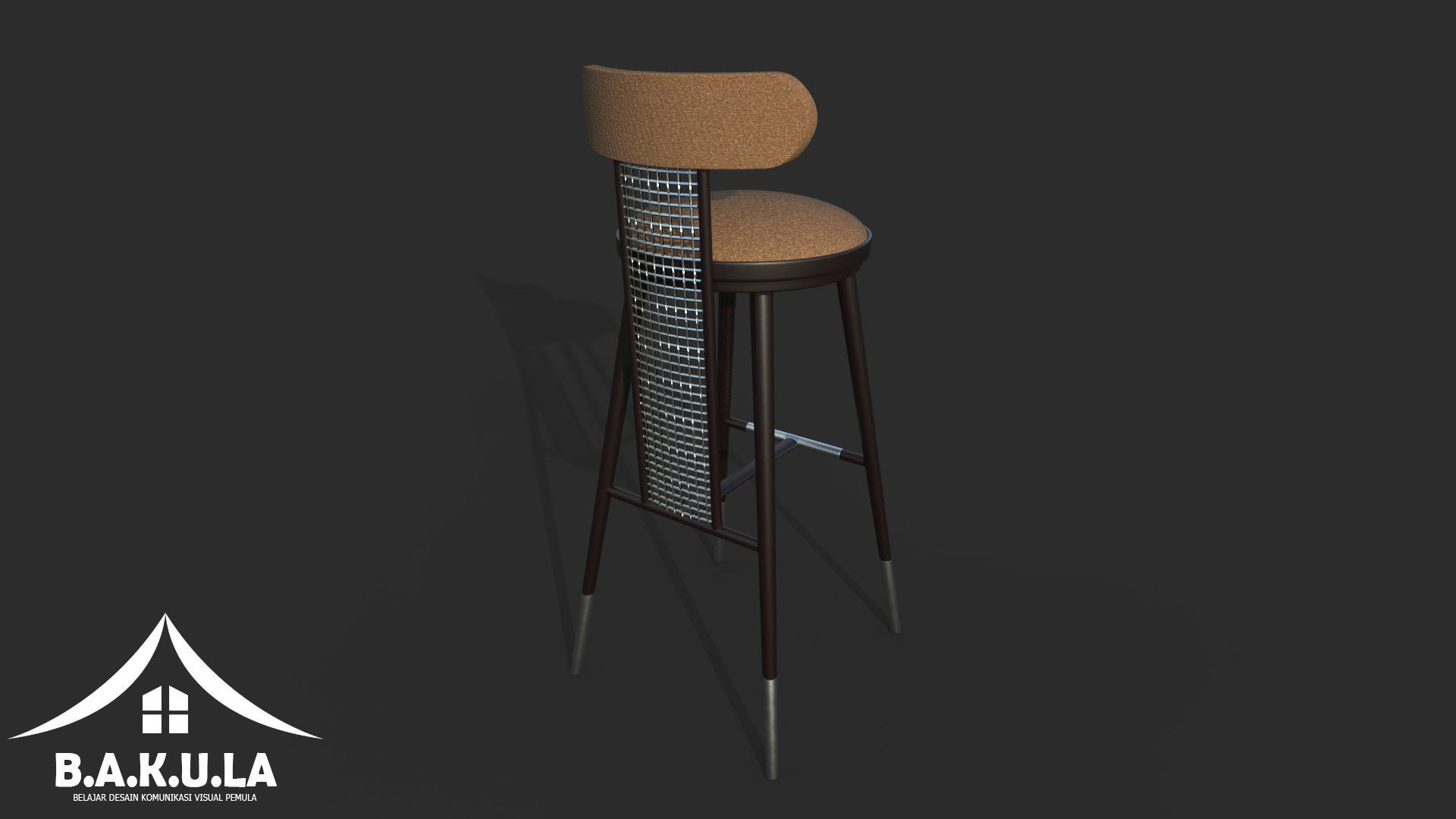 Bar Chair 3D model_1