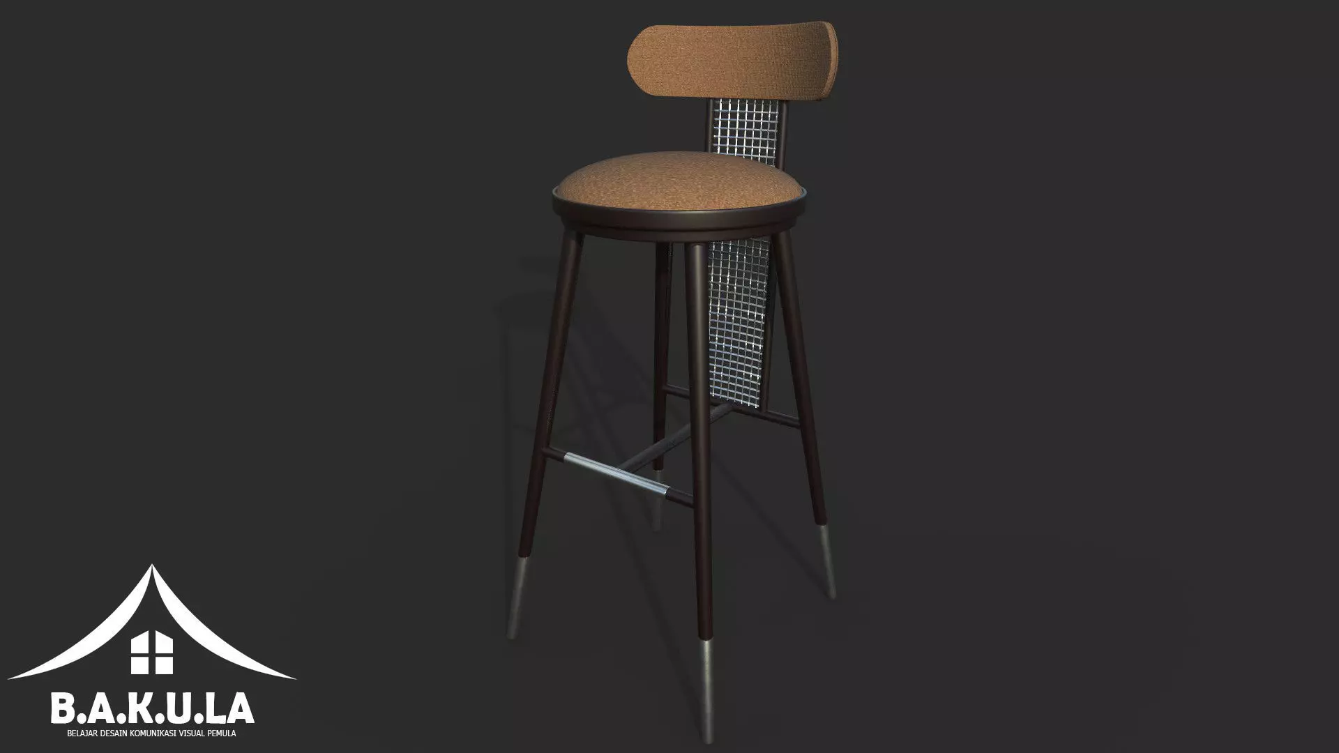 Bar Chair 3D model_0