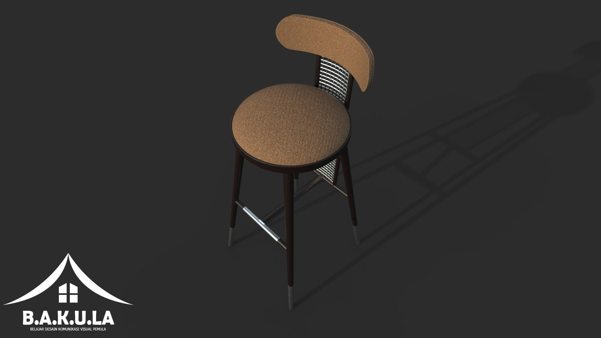 Bar Chair 3D model_3