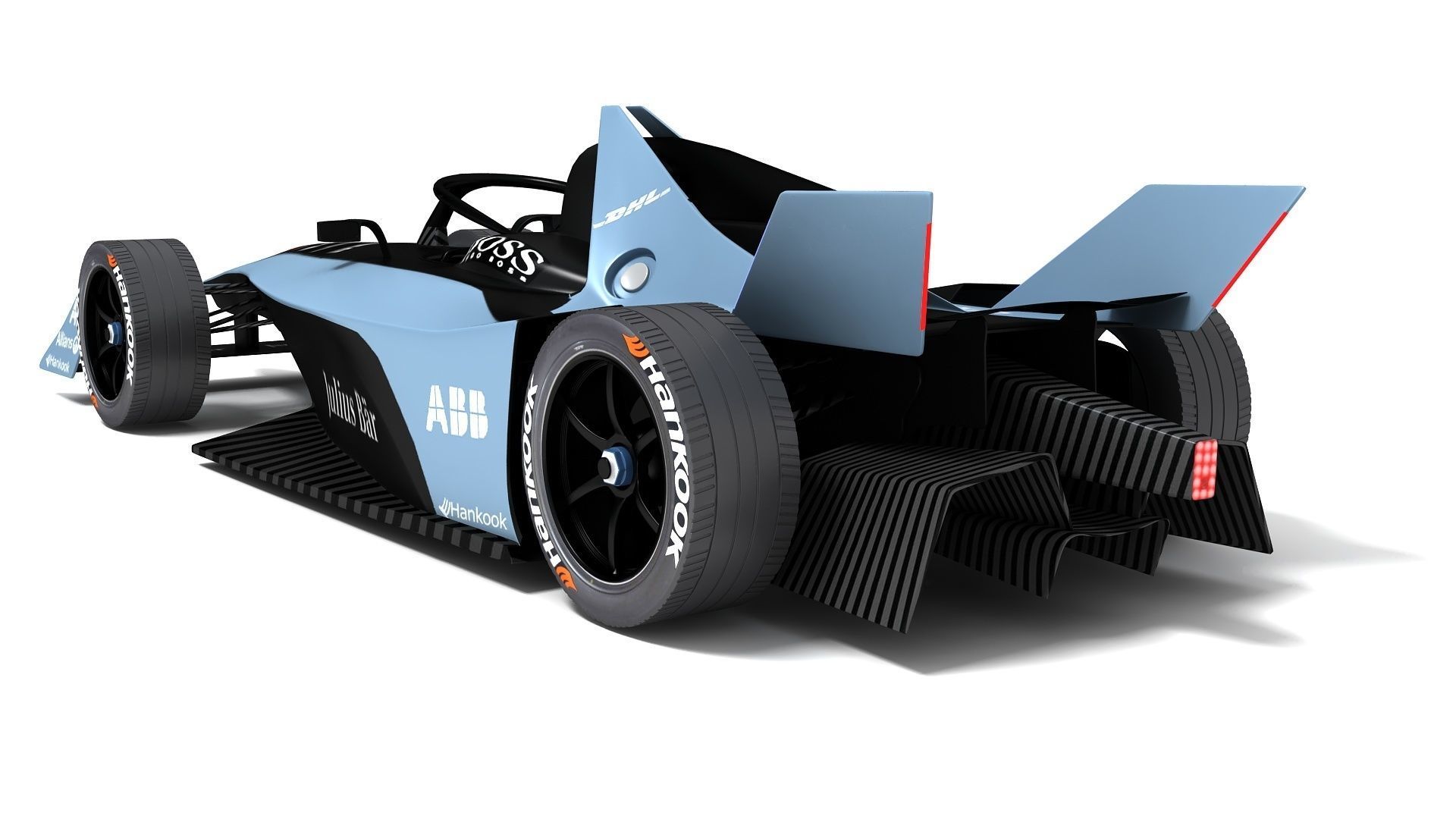 Gen3 Formula E Race Car Season 2022 - 2023 3D model_3