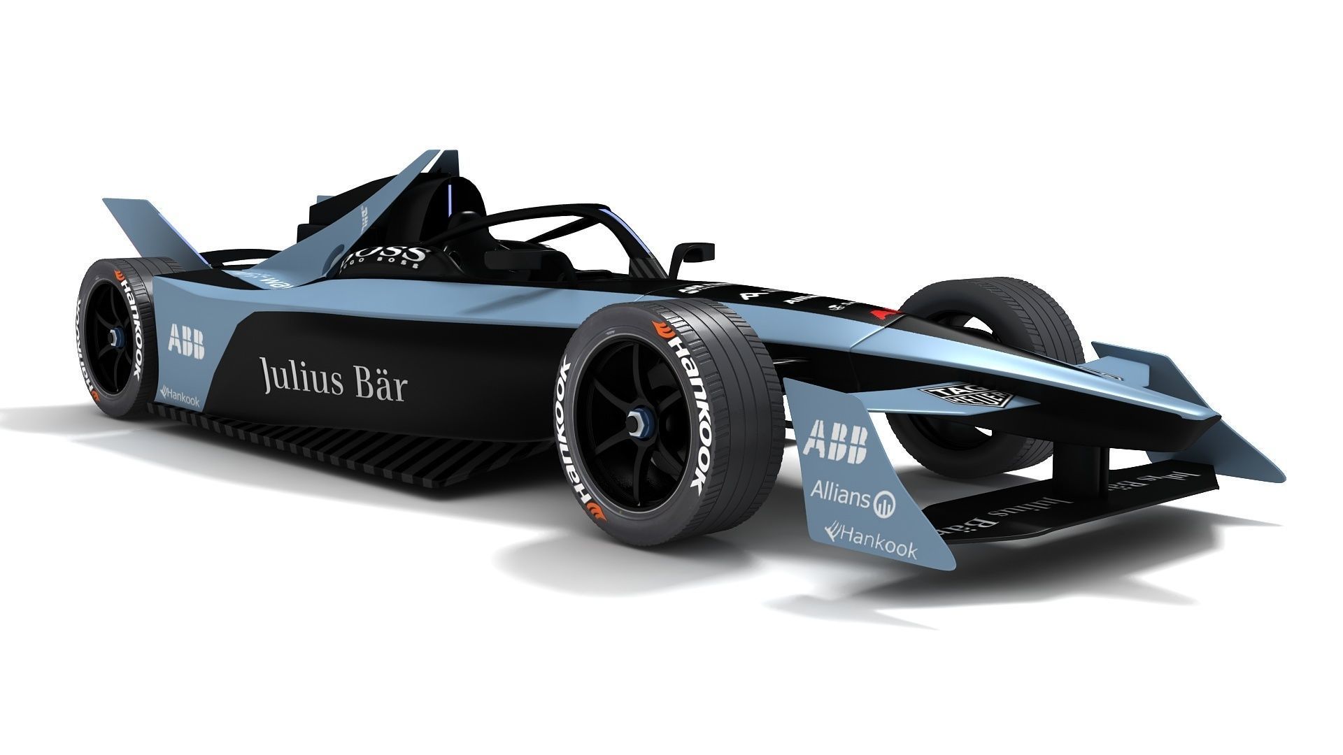 Gen3 Formula E Race Car Season 2022 - 2023 3D model_10