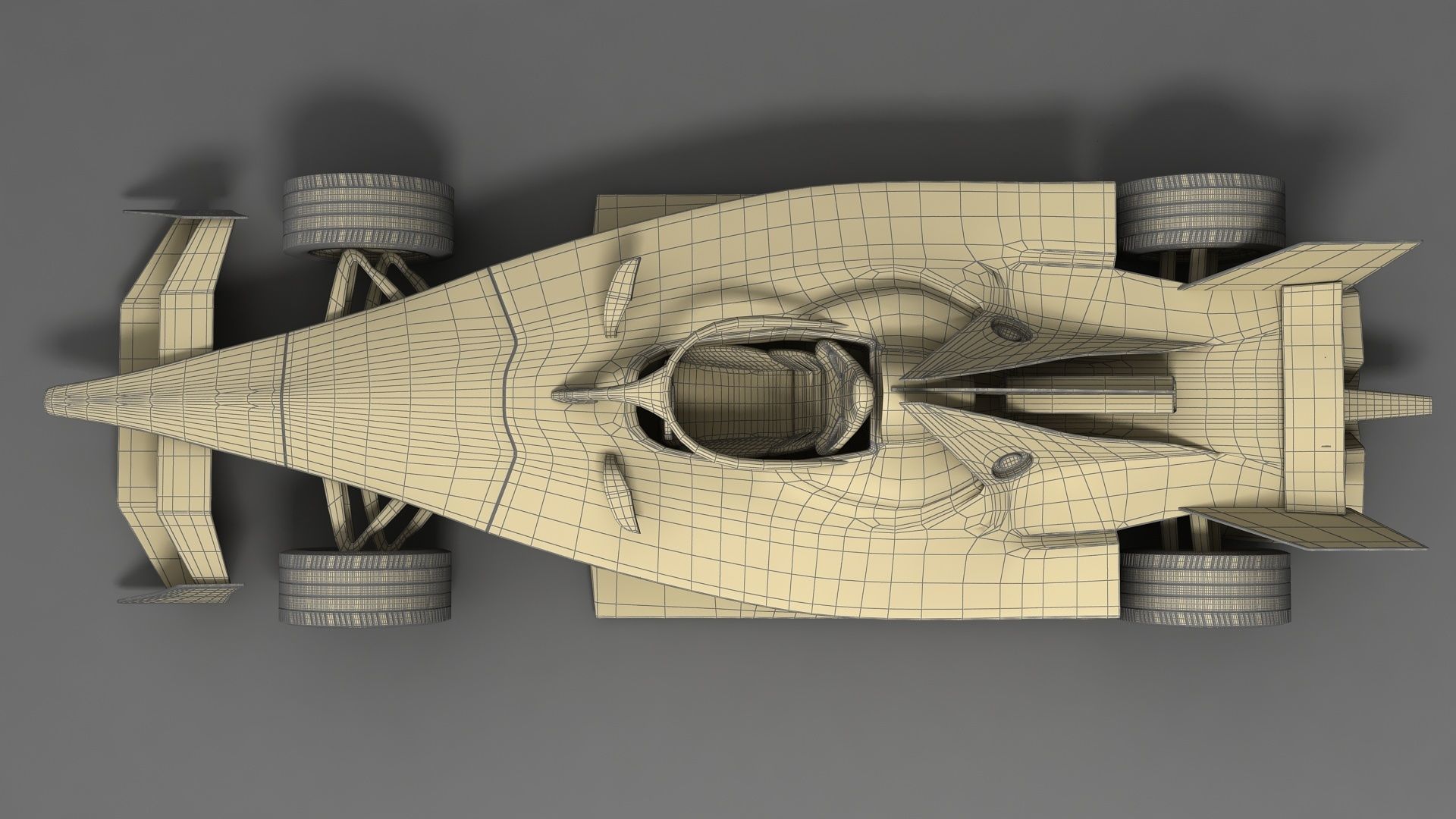 Gen3 Formula E Race Car Season 2022 - 2023 3D model_18