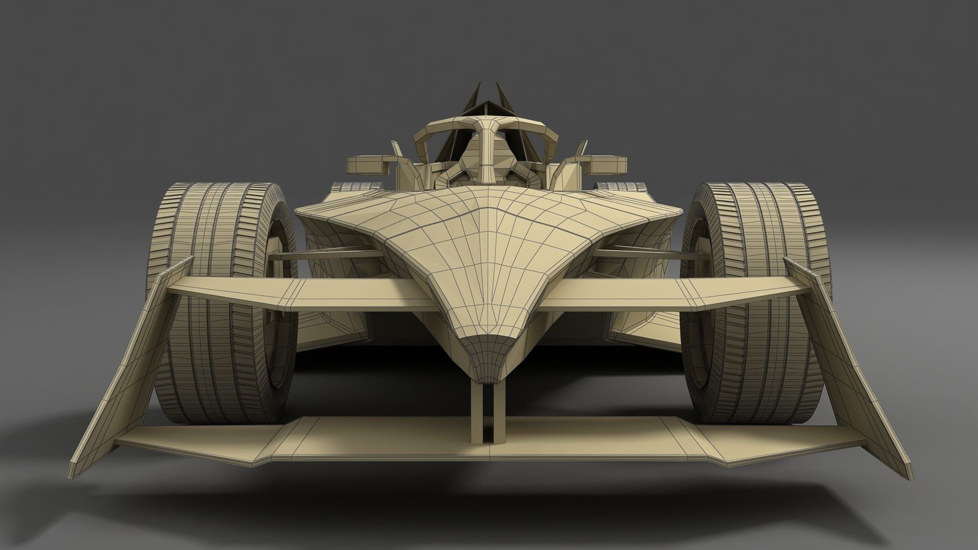 Gen3 Formula E Race Car Season 2022 - 2023 3D model_16
