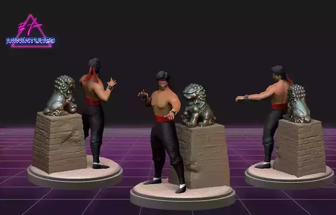 Liu Kang from Mortal Kombat