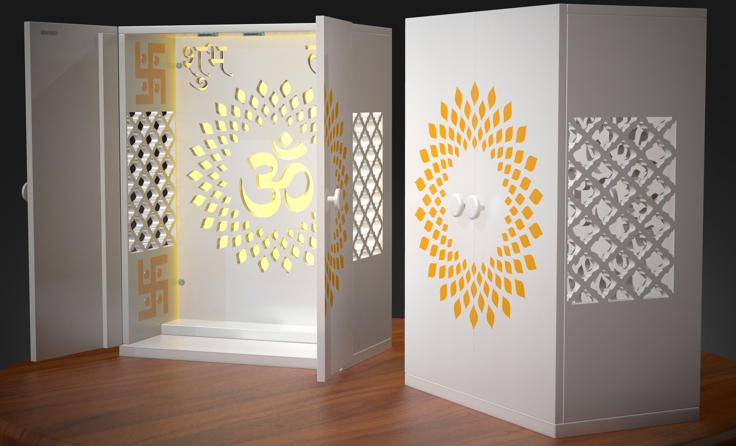 HinduMandir for Decoration 3D model_1