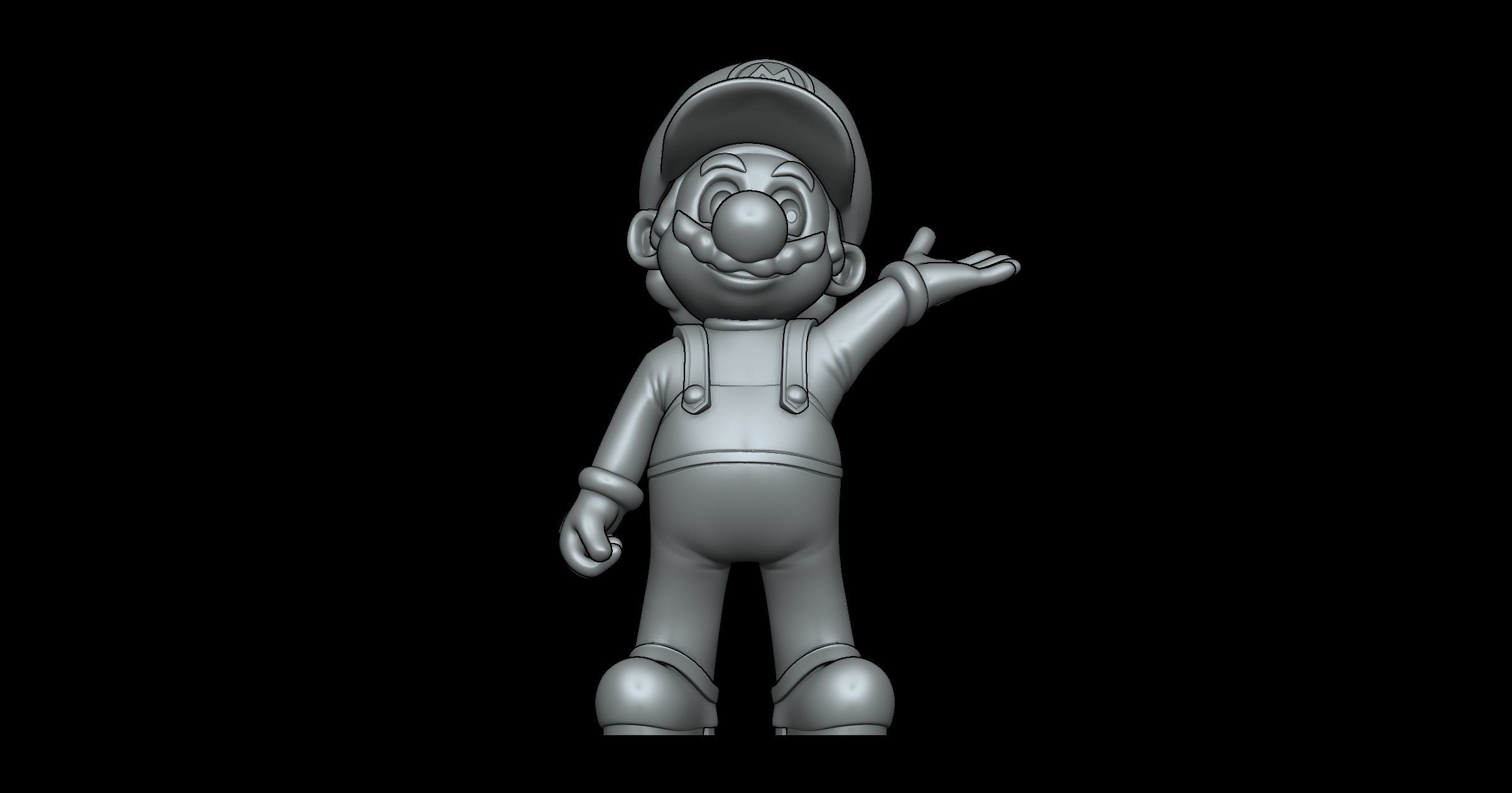 Mario 3D Model STL 3D print model_10