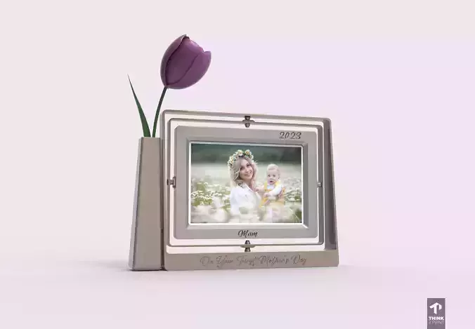 Mothers day Gift photo frame Print in place