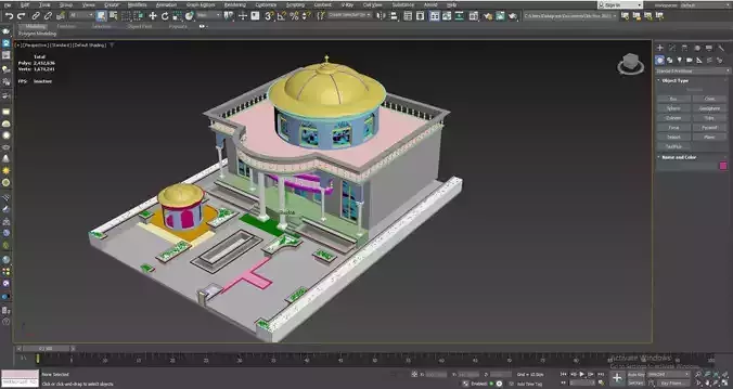 A Nice villa building Design  3D model