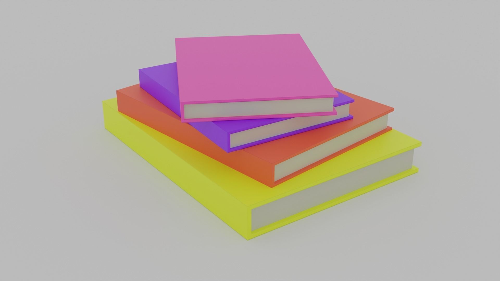 Low Poly Book free 3D model | CGTrader