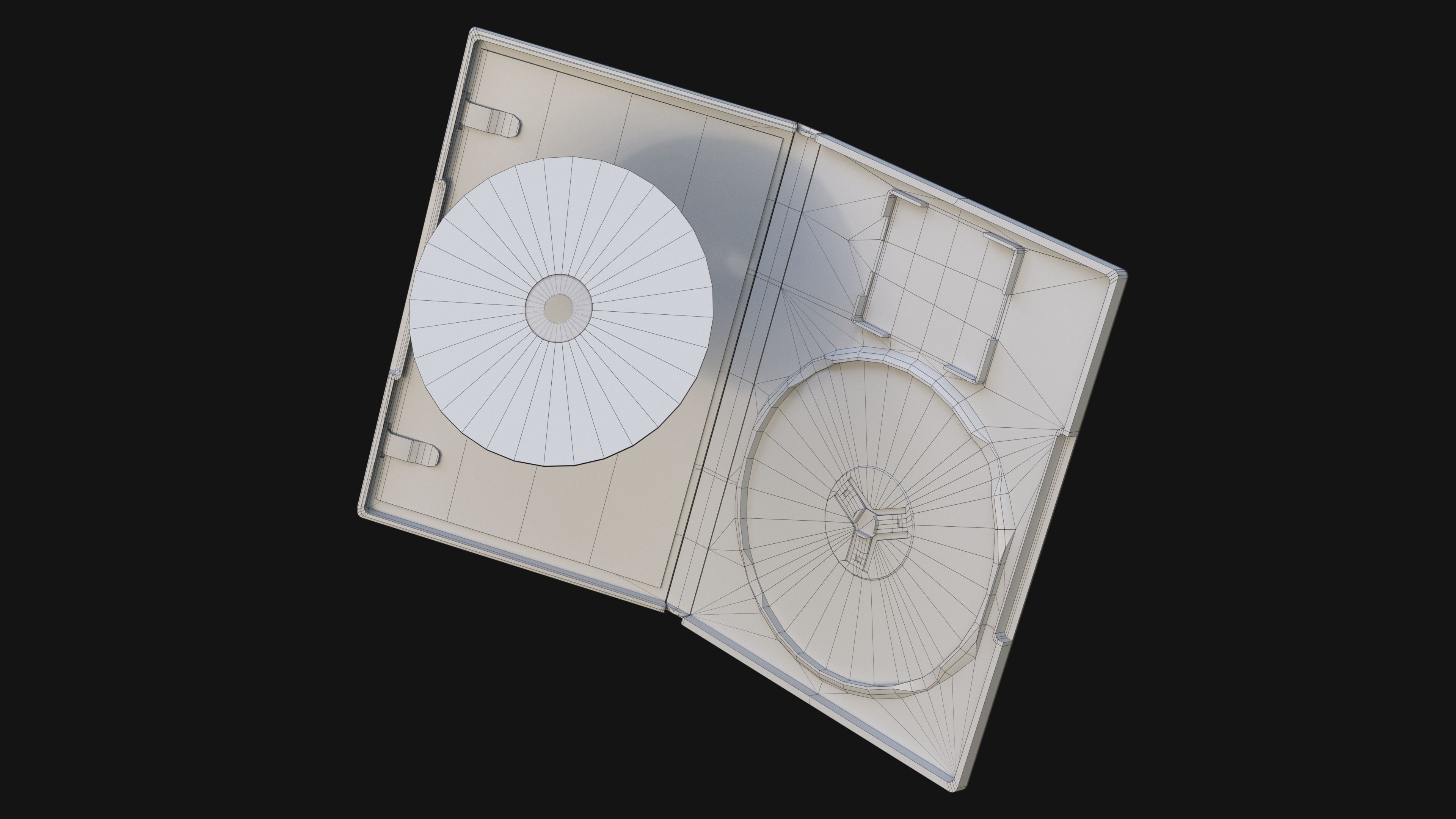 Sony PlayStation 2 Slim Low-poly 3D model_26