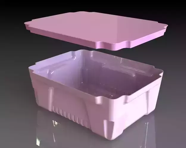 AIR COOLER WATER TANK 3D print model