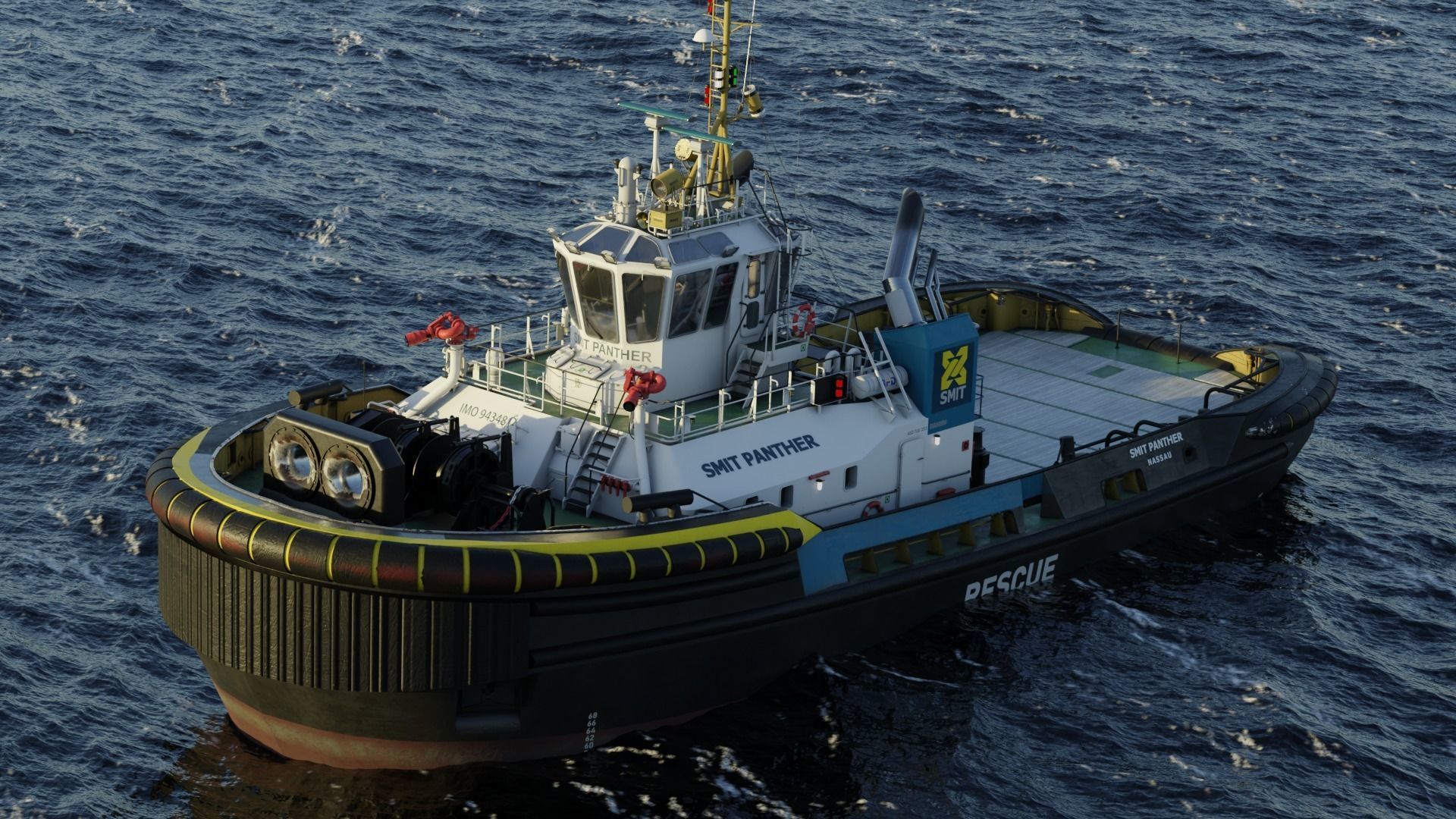 ASD Tug 3213 Smit Panther 3D model_0