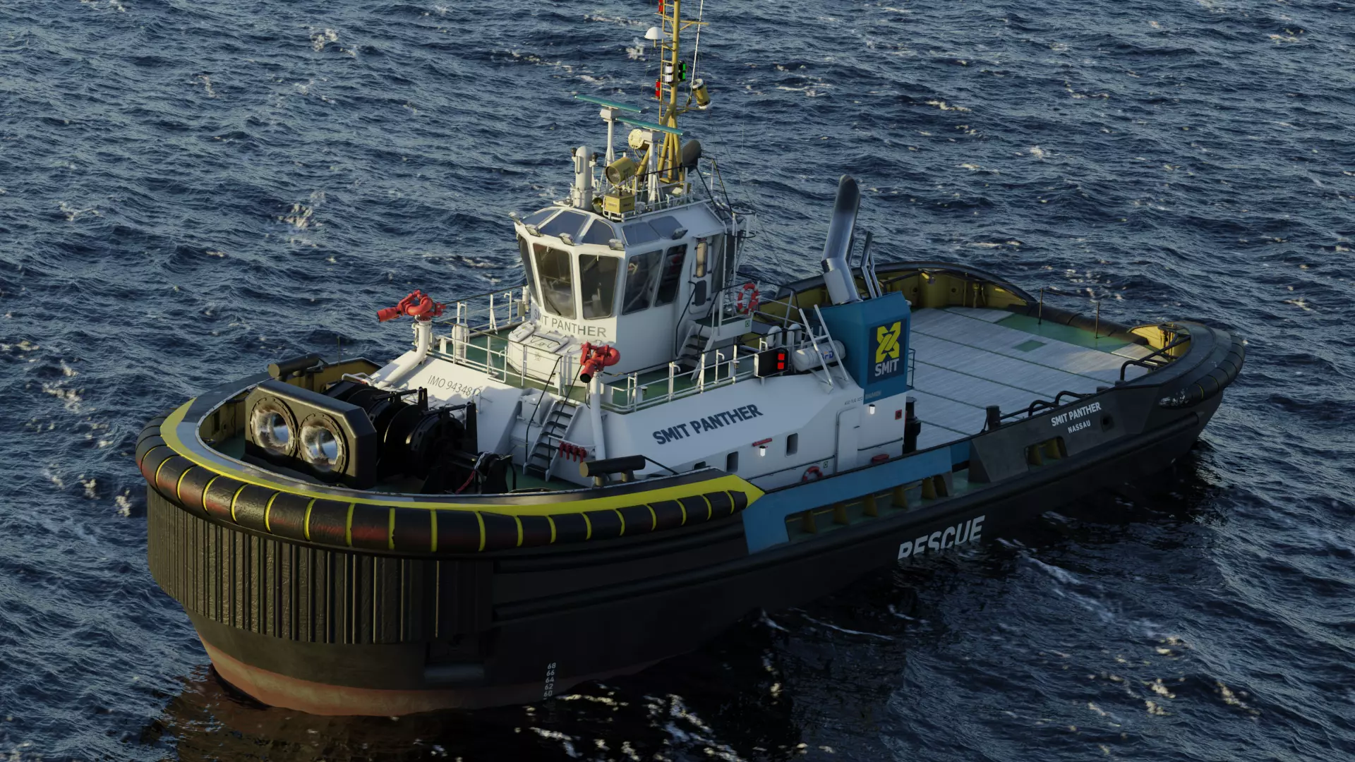 ASD Tug 3213 Smit Panther 3D model_0