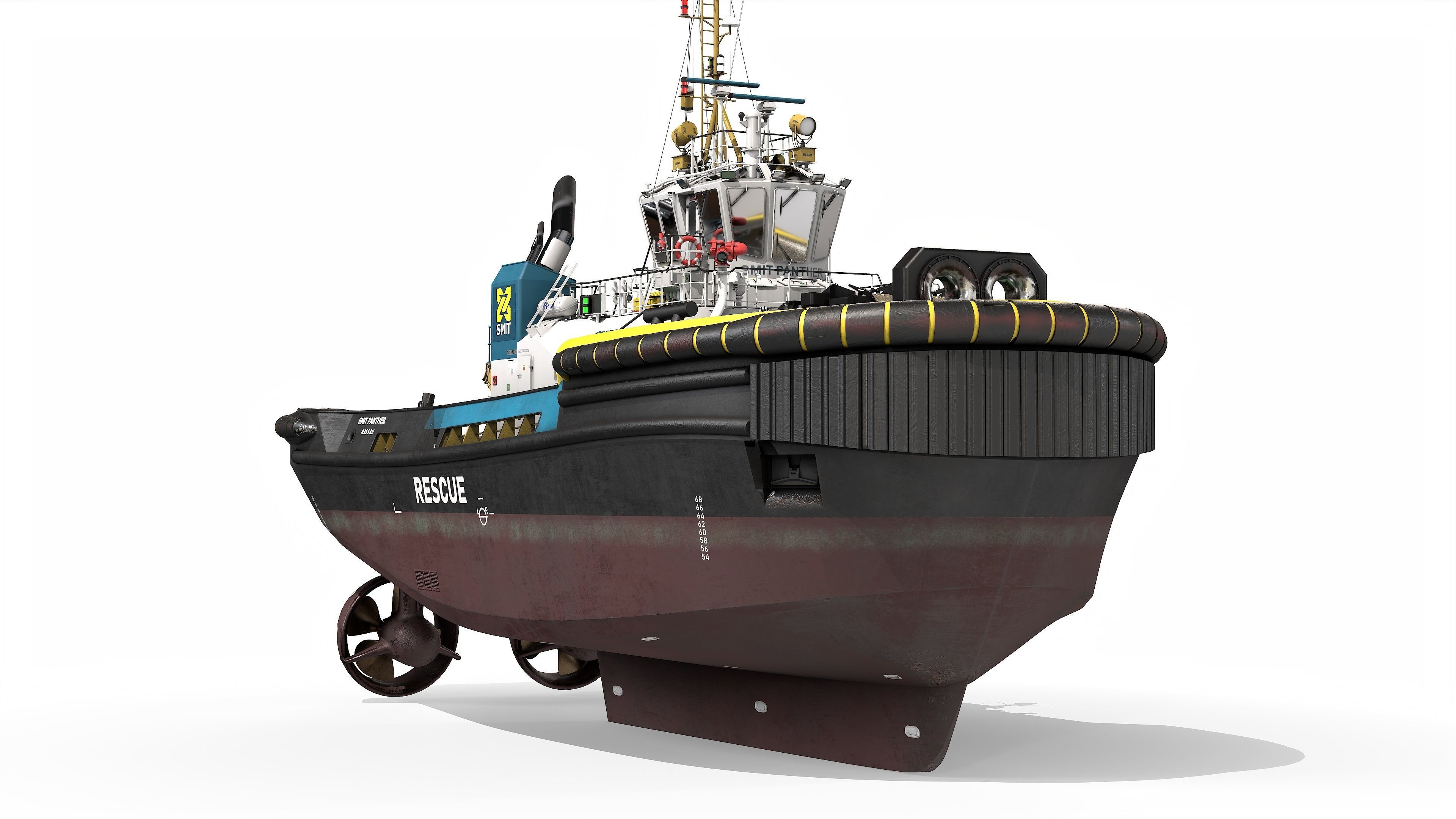 ASD Tug 3213 Smit Panther 3D model_7