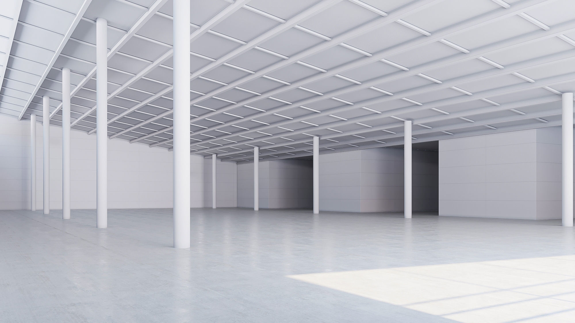 5 lowpoly interior hall vol 02 3D Model Collection_18