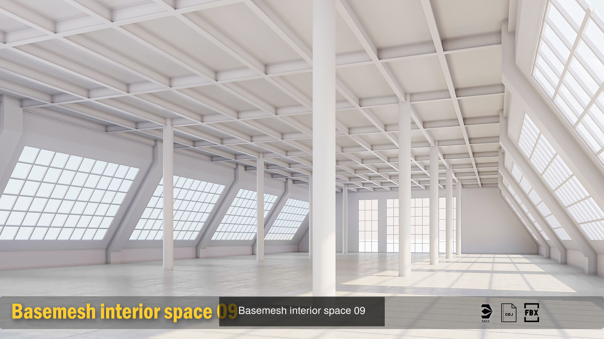 5 lowpoly interior hall vol 02 3D Model Collection_22