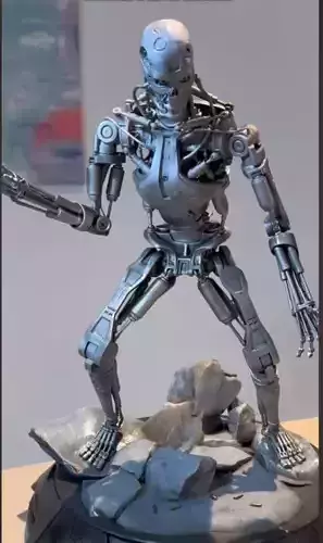Terminator T-800 Endoskeleton Rekvizit T1 V2 3D print model