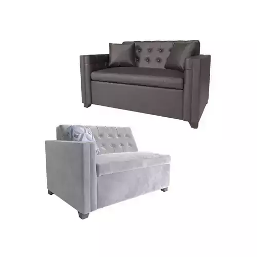 Sofa Theodore with armrests Jessica Charles