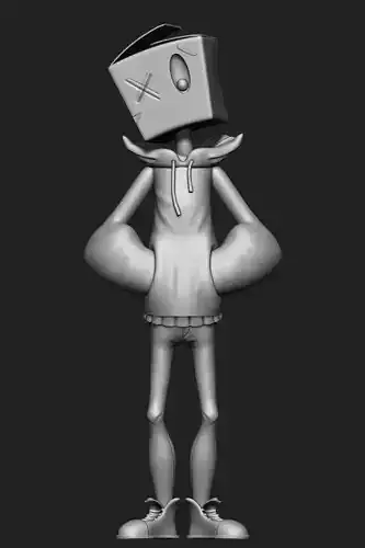 stylized character box head
