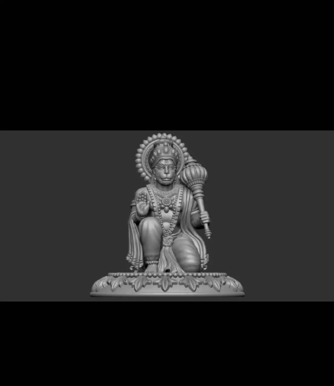 Hanuman Ji Ki Murti 3D print model_0