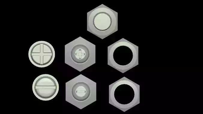 bolt lowpoly Game model 