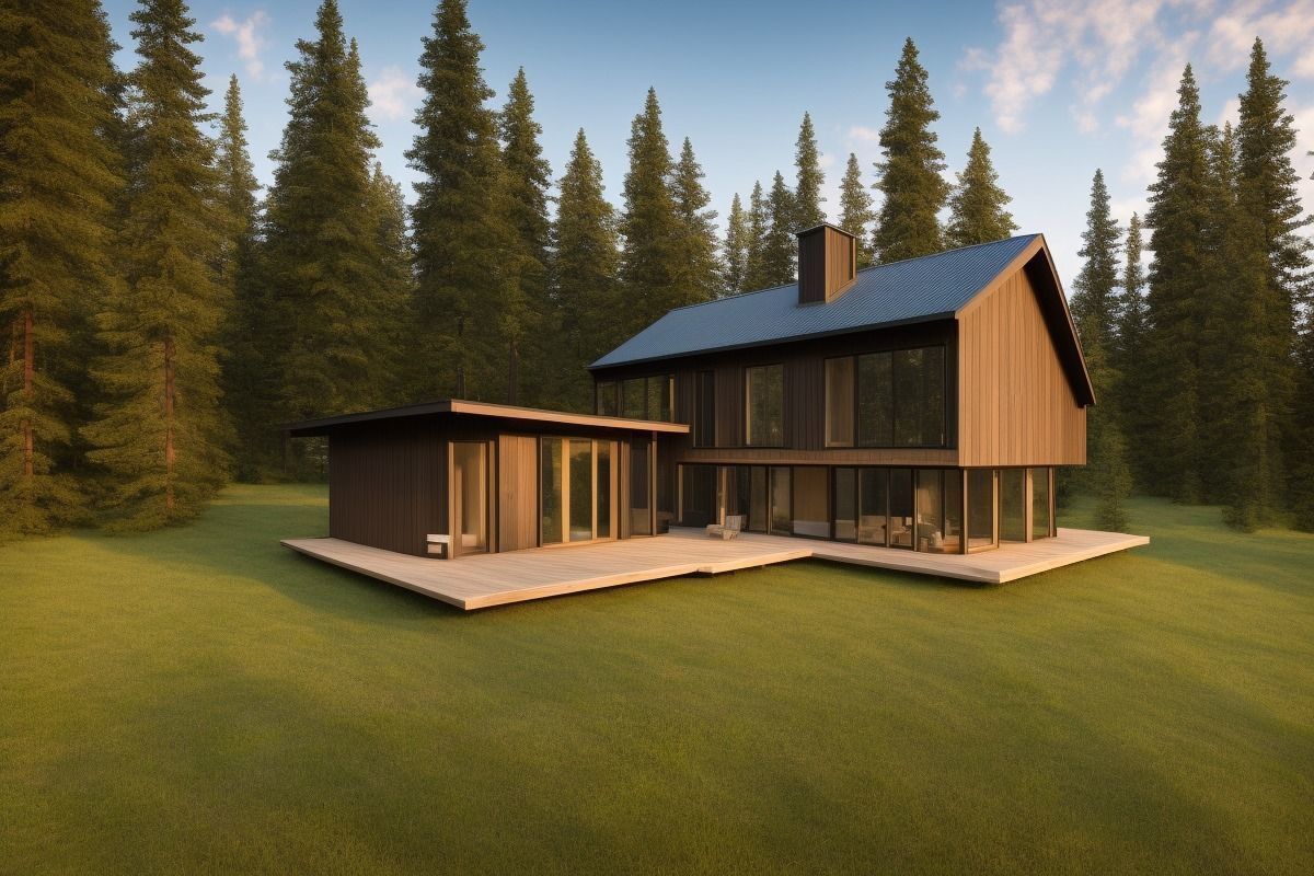 Rustic Haven Low-poly 3D model_4