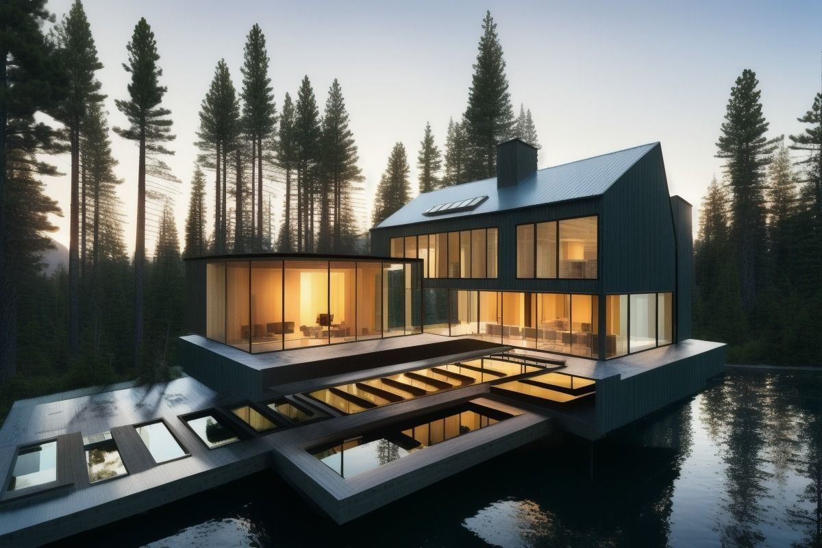 Rustic Haven Low-poly 3D model_5