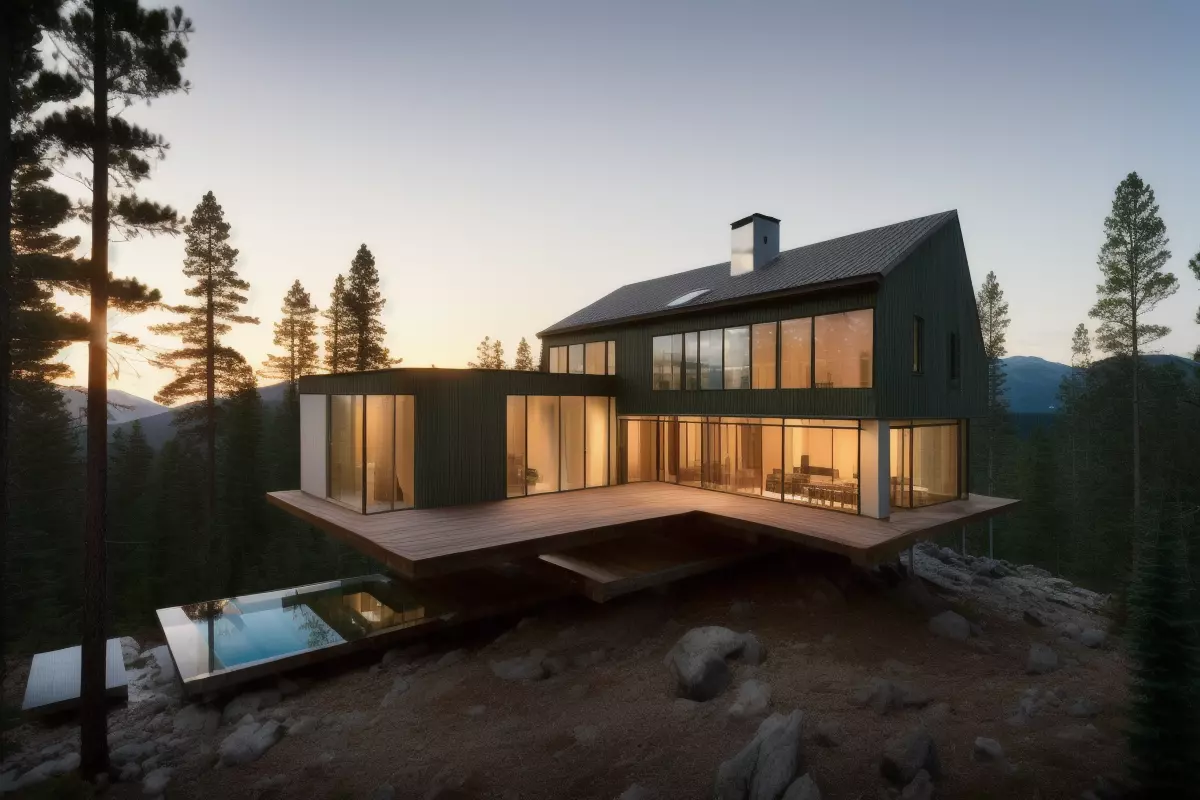 Rustic Haven Low-poly 3D model_0