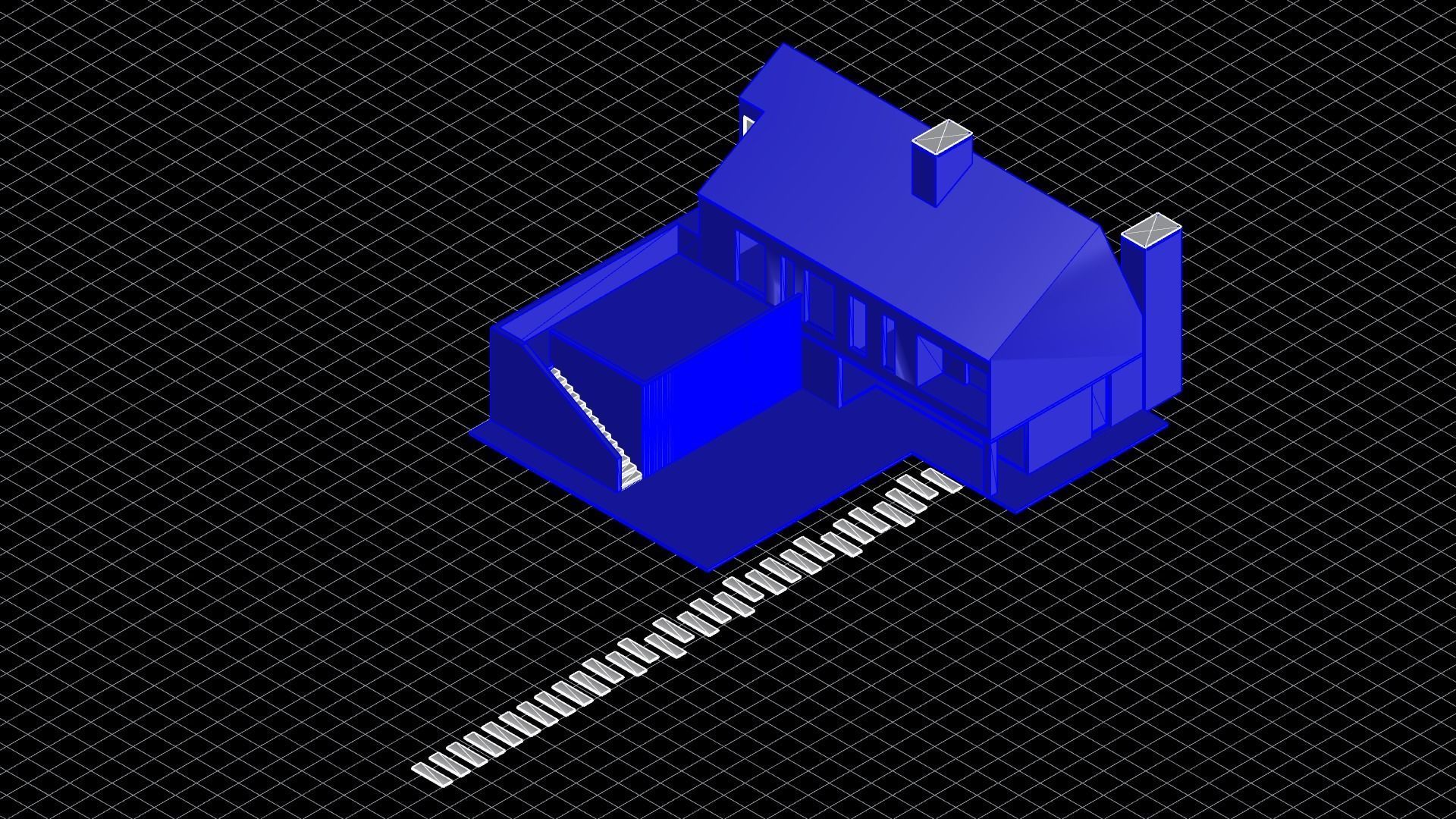 Rustic Haven Low-poly 3D model_6