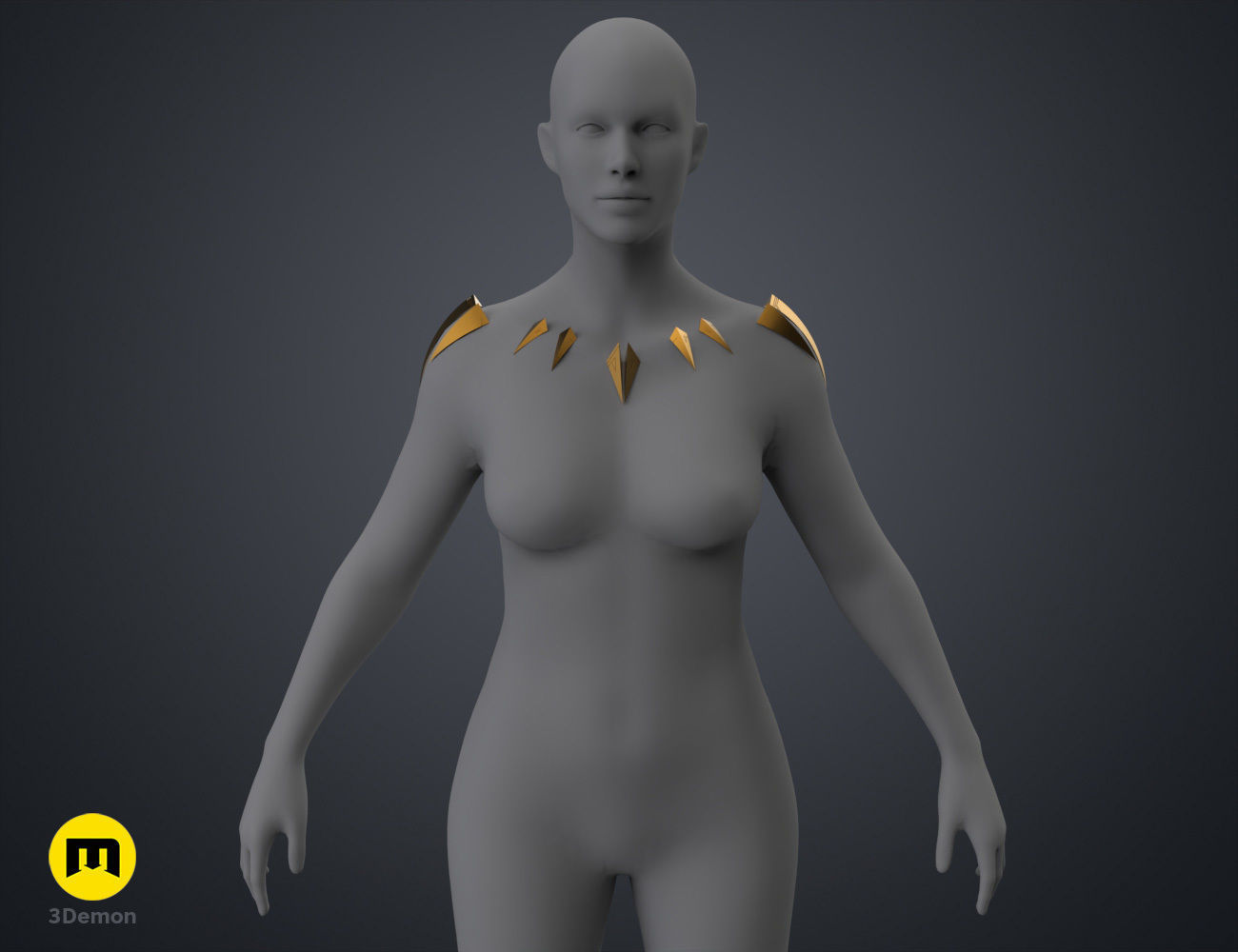 Shuris Necklace - Wakanda Forever 3D print model_2