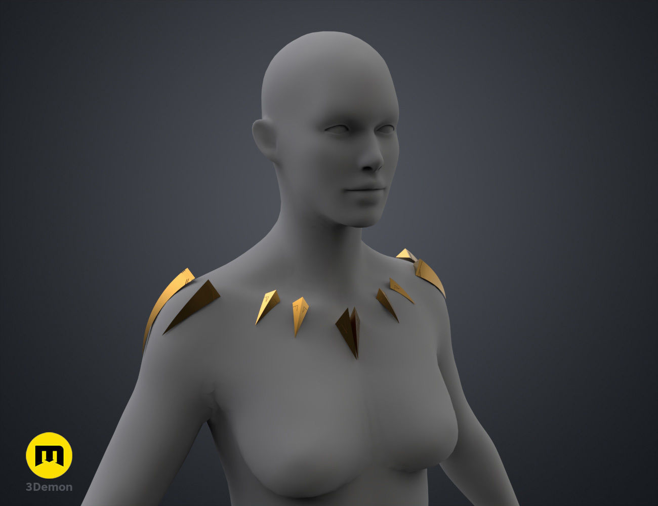 Shuris Necklace - Wakanda Forever 3D print model_22