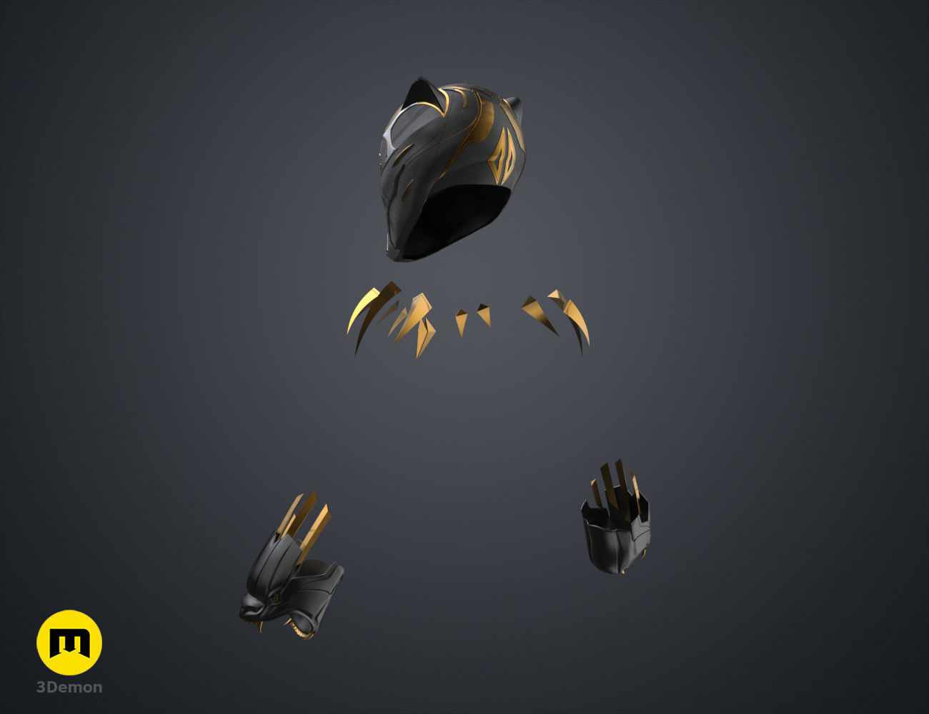 Shuris Necklace - Wakanda Forever 3D print model_18