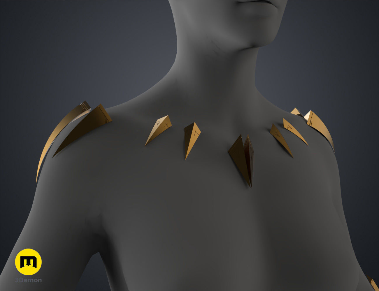 Shuris Necklace - Wakanda Forever 3D print model_21