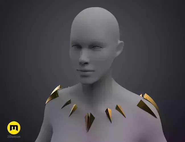 Shuris Necklace - Wakanda Forever 3D print model Shuris Necklace - Wakanda Forever 3D print model