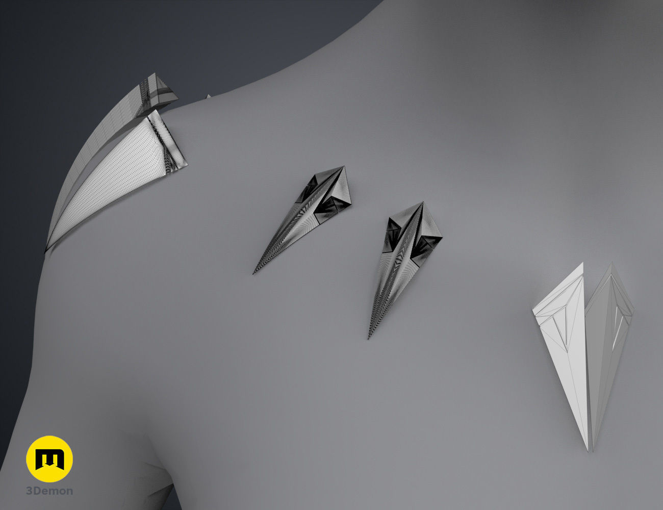 Shuris Necklace - Wakanda Forever 3D print model_12