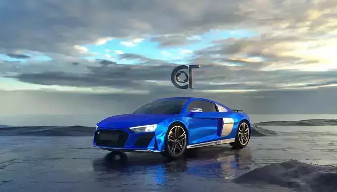 Audi R8 V10 2019 3D model