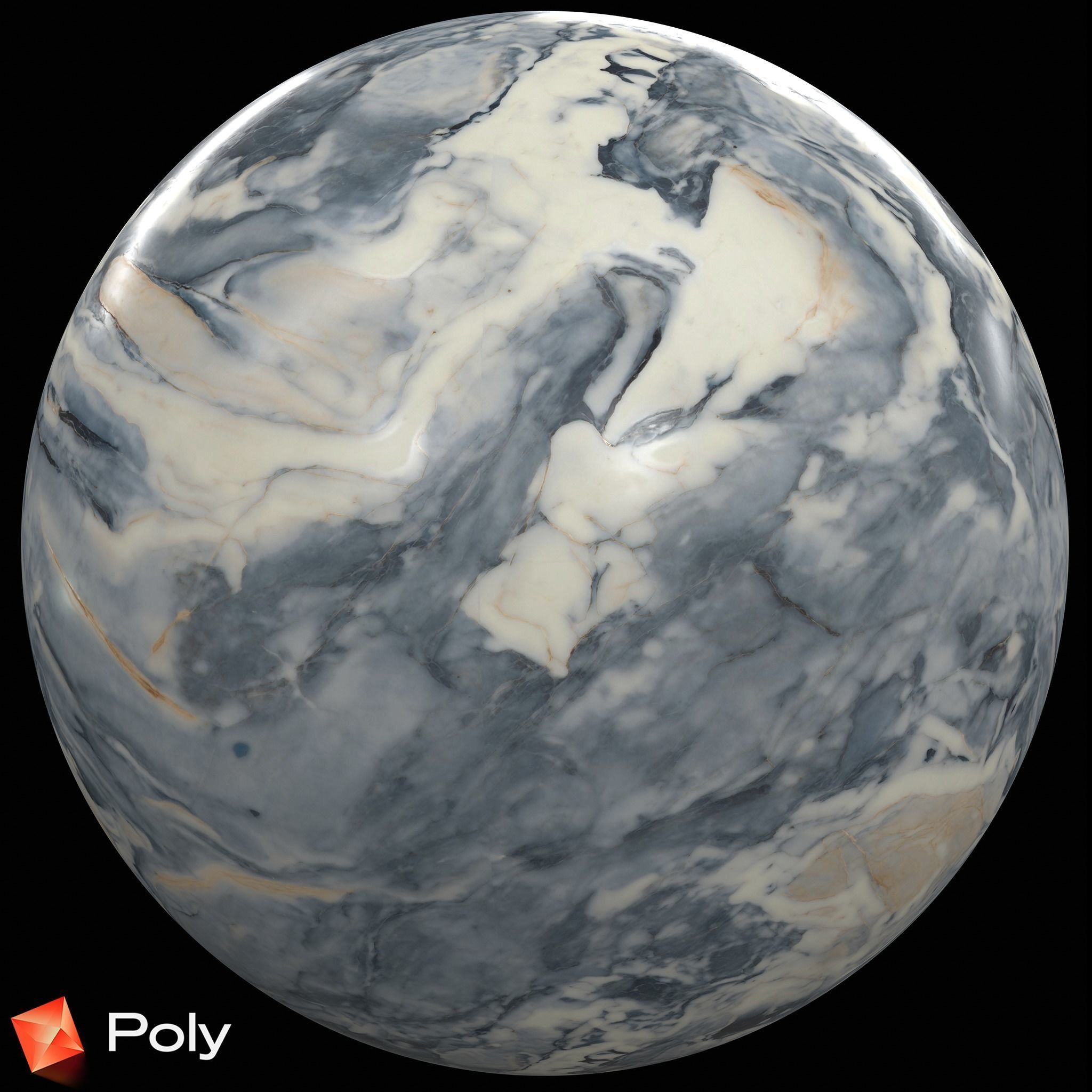 50 Realistic Marble Material Pack - PBR Textures Texture_24