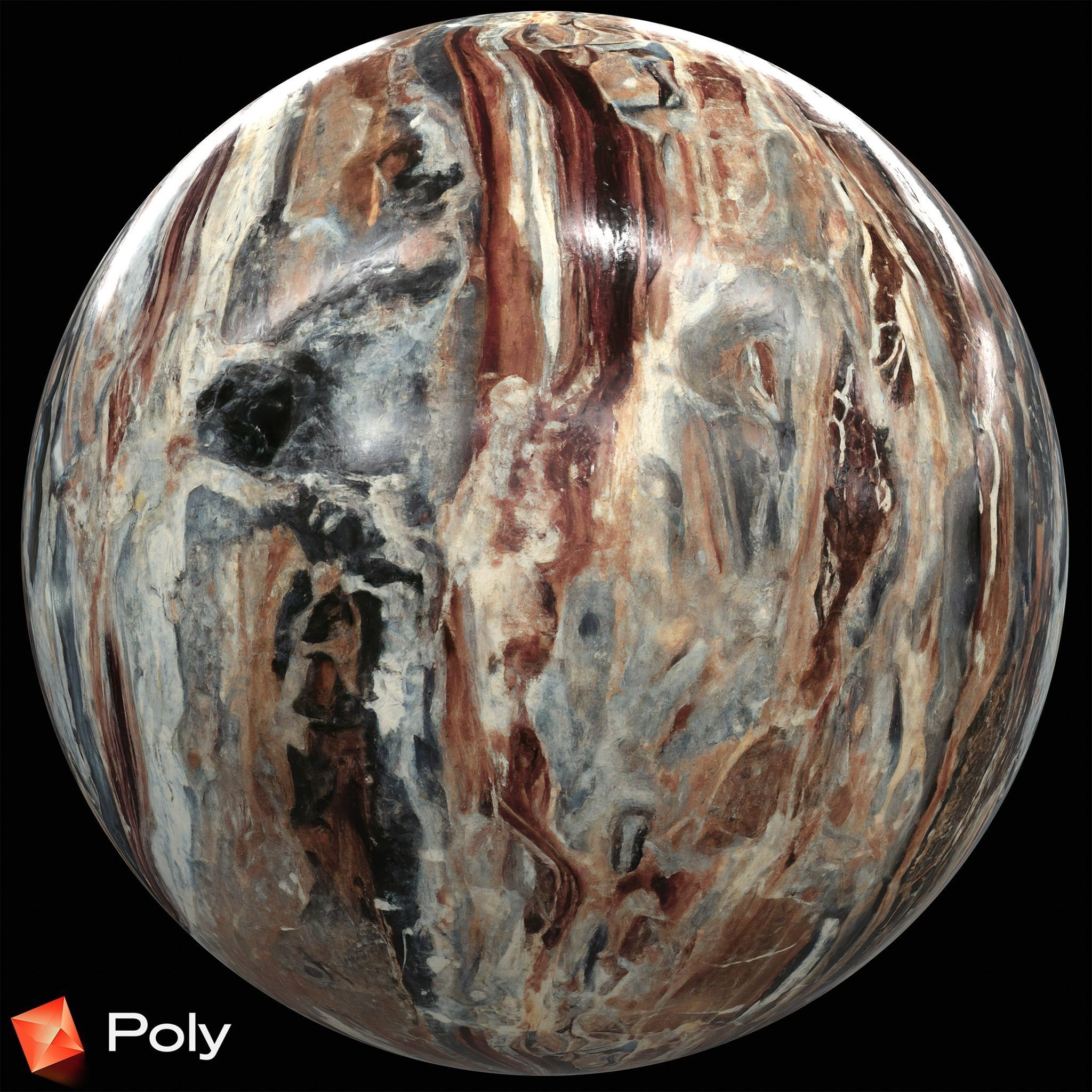 50 Realistic Marble Material Pack - PBR Textures Texture_4