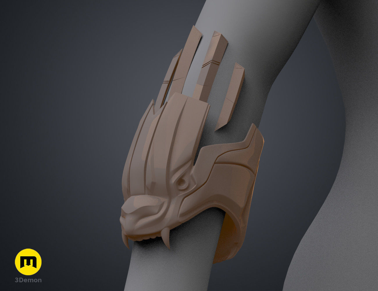 Shuris Vibranium Gauntlets - Wakanda Forever 3D print model_7