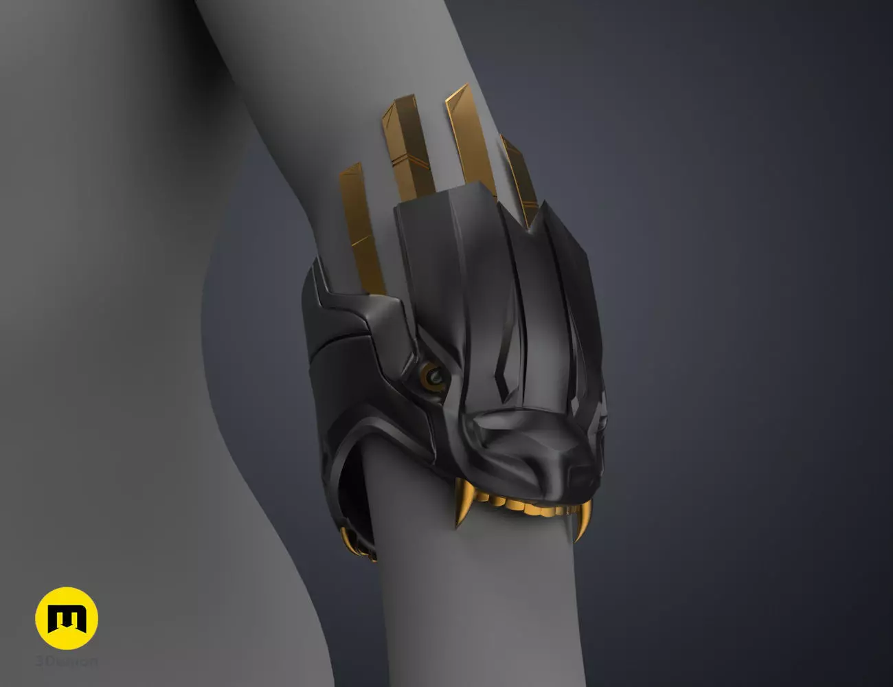 Shuris Vibranium Gauntlets - Wakanda Forever 3D print model_0