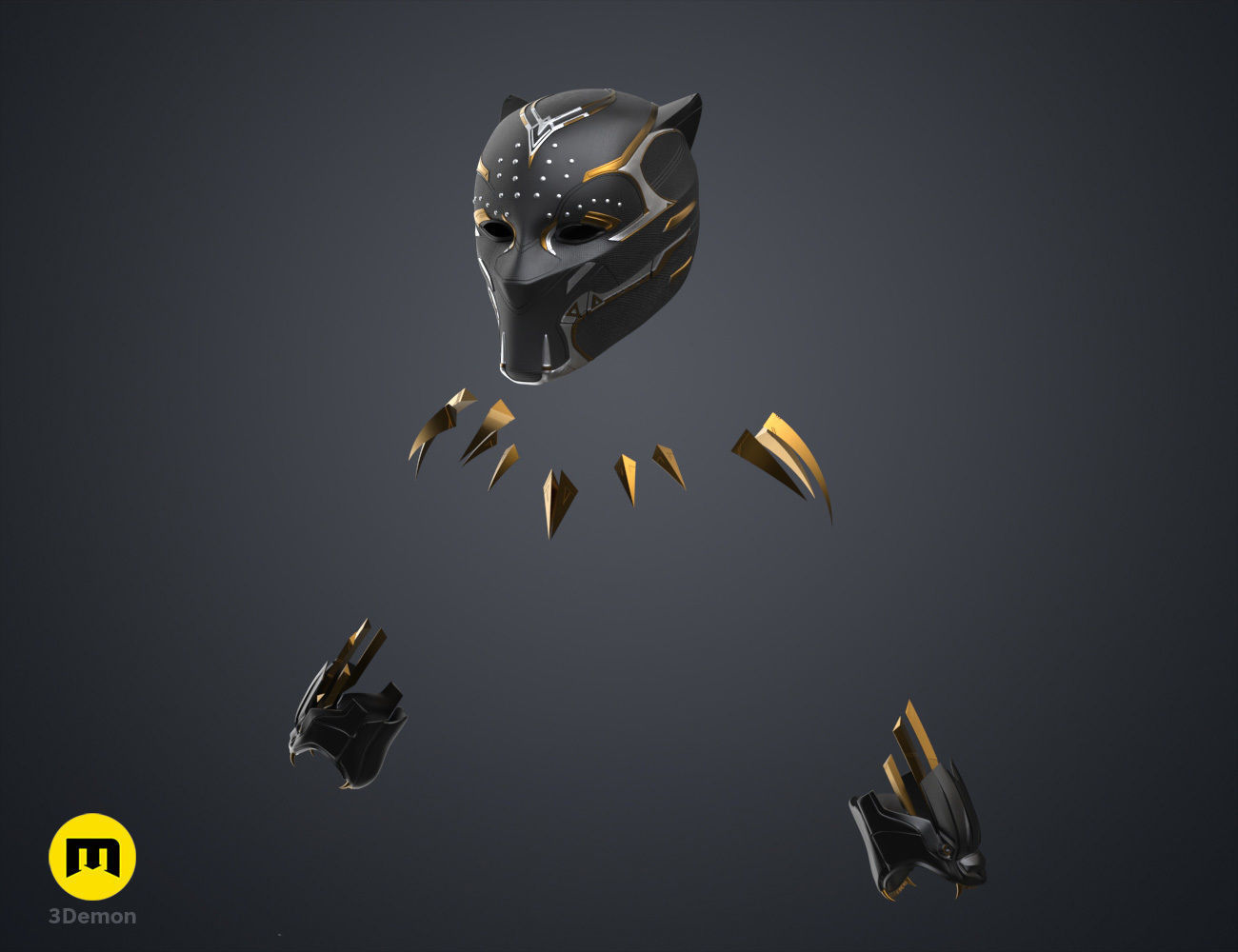 Shuris Vibranium Gauntlets - Wakanda Forever 3D print model_15