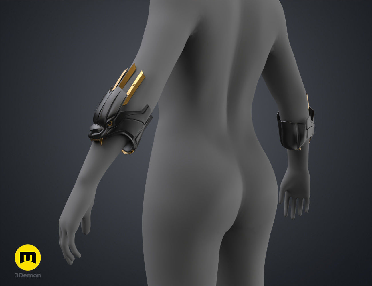 Shuris Vibranium Gauntlets - Wakanda Forever 3D print model_20