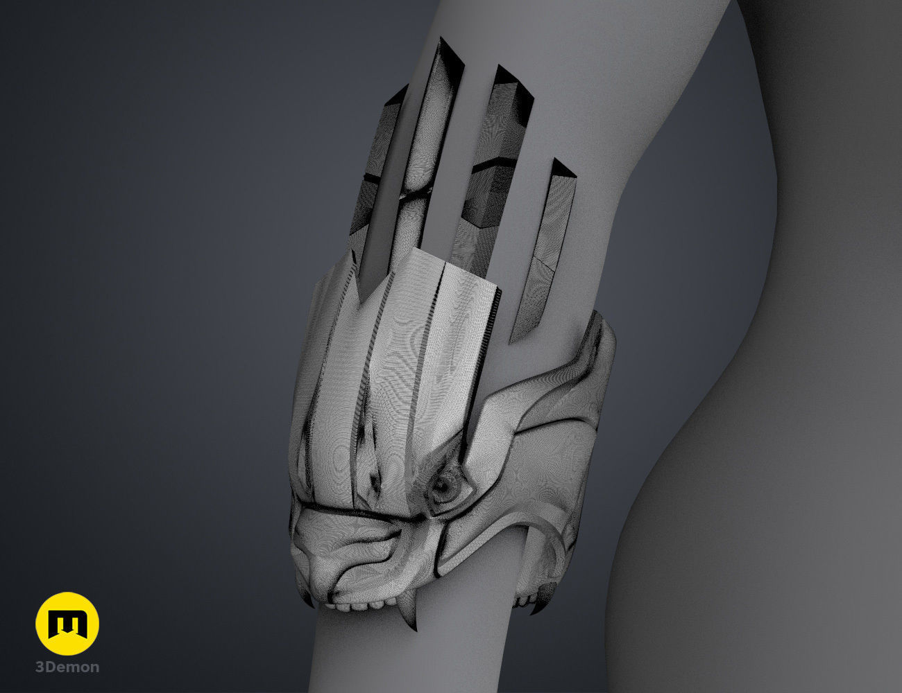 Shuris Vibranium Gauntlets - Wakanda Forever 3D print model_8