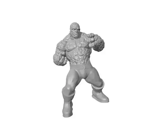 The Thingh Fantastic Four - pose judo 3D print model