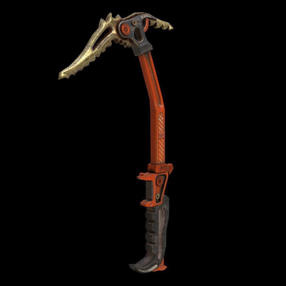 Game-Ready Sci-Fi Weapons Bundle Low-poly 3D model_7